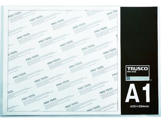 【レビュー投稿で100円OFFクーポン】送料無料【お取り寄せ】TRUSCO 厚口カードケース A1 THCCH-A1 ハードタイプ カードケース ドキュメントキャリー ファイル