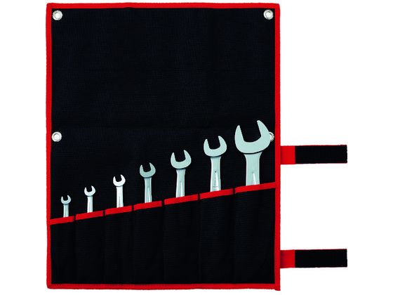 【レビュー投稿で100円OFFクーポン】【お取り寄せ】TONE スパナセット7本組 DS700 スパナ レンチ プーラー 作業用品 工具