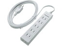 【お取り寄せ】TRUSCO 電源タップ 2P6個口 3M マグネット付 TOT2-603 コード付き電源タップ2ピン 電源タップ OAタップ 配線パーツ 家電