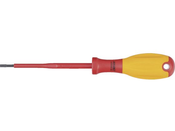 【レビュー投稿で100円OFFクーポン】【お取り寄せ】HAZET 絶縁ドライバー マイナス 2.5×0.4mm 810VDE-2..