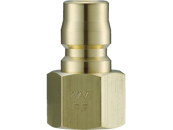 【レビュー投稿で100円OFFクーポン】【お取り寄せ】ナック クイックカップリング TL型 真鍮製 オネジ取付用 バルブレス CTL08PF2 カップリング 流体継手 チューブ 生産加工用品 作業用品 工具