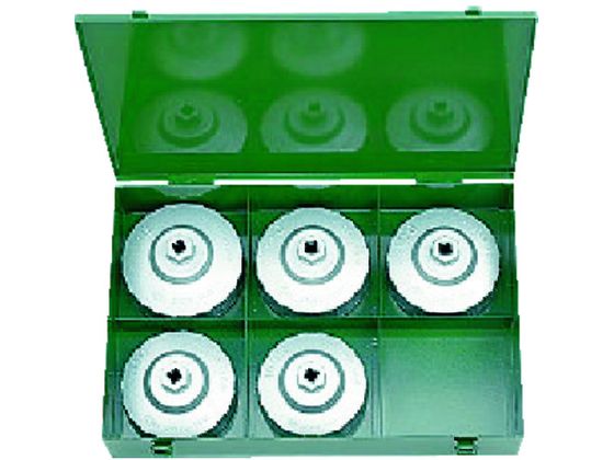 【レビュー投稿で100円OFFクーポン】【お取り寄せ】KTC 大径用カップ型オイルフィルタレンチセット[5コ..