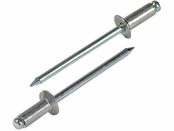 【マラソン限定★ポイント2倍】【お取り寄せ】エビ ブラインドリベット・皿頭 アルミ/スティール 6-2 (1000本入) NSA62K ボルト ねじ 釘 素材 作業用品 工具