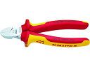 【ポイント2倍★22日20:00~27日9:59迄】【お取り寄せ】KNIPEX 絶縁1000V斜ニッパー 160mm 7026-160 弱電用絶縁工具 空調 電設資材 作業用品 工具