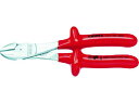 【マラソン限定★2000円クーポン&ポイント2倍】【お取り寄せ】KNIPEX 7407-200 絶縁強力斜ニッパー 1000V 7407-200 弱電用絶縁工具...