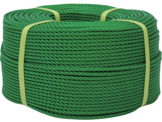 【レビュー投稿で100円OFFクーポン】【お取り寄せ】ユタカメイク ロープ PEロープ巻物 9φ×200m グリーン PE-53 PEロープ 荷造り紐 梱包