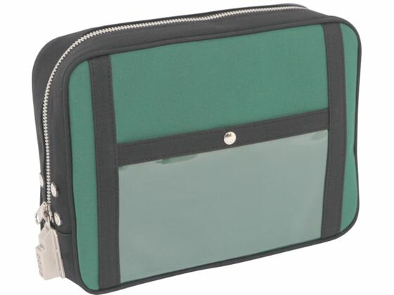 【レビュー投稿で100円OFFクーポン】【お取り寄せ】SANEI 帆布メール用ポーチ(L)SED-1錠付 モスグリー..