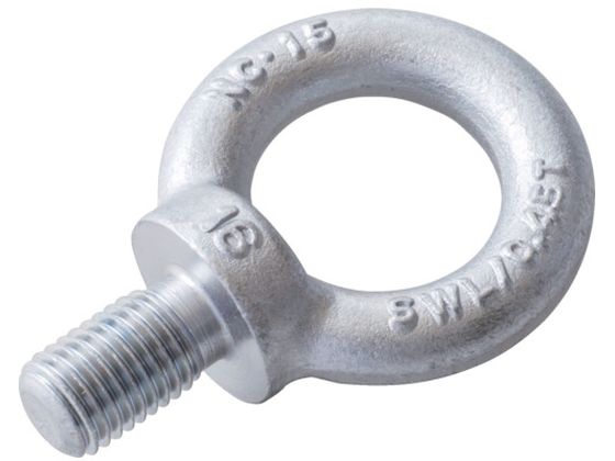 【レビュー投稿で100円OFFクーポン】【お取り寄せ】NANIWA アイボルト クリスタルコート M16 EBH000016 ワイヤークリップ アイボルト アイ...