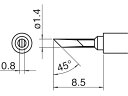 【ポイント2倍★22日20:00~27日9:59迄】【お取り寄せ】白光 こて先/KN型 T30-KN 電気はんだこて はんだ 静電気対策用品 生産加工用品 作業用品 工具