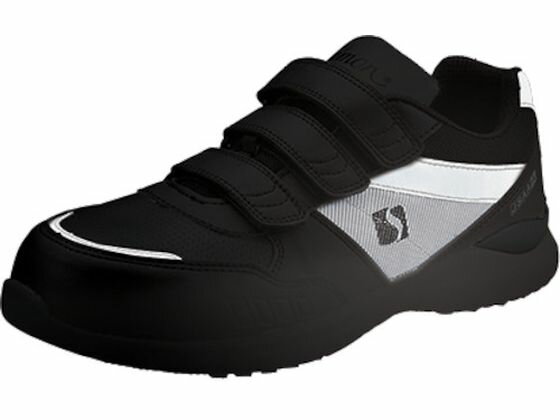 【レビュー投稿で100円OFFクーポン】【お取り寄せ】シモン 軽量耐滑プロスニーカー KL511 黒／ネイビー 28.0cm 安全靴 作業靴 スニーカータイプ 安全保護具 作業