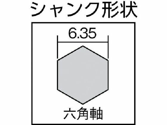 【マラソン限定★2,000円クーポン＆ポイント2倍】【お取り寄せ】TOP 六角シャンク薄板ドリル 6.5mm ERD-6.5 穴あけ工具 ドリル 切削工具 作業用品 工具
