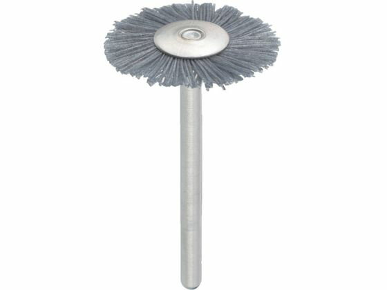 【楽天スーパーSALE限定★ポイント2倍＆2,000円クーポン】【お取り寄せ】TRUSCO 平型ブラシ 砥粒入ナイロン 線0.3×外径Φ23×軸Φ3 233H-12 軸付ブラシ バフ 研削研磨用品 作業用品 工具