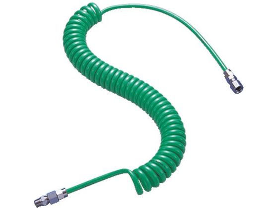 樂天商城 - 【レビュー投稿で100円OFFクーポン】【お取り寄せ】TRUSCO スパッタウレタンコイルホース 5×8mm 使用範囲6m TCH-808 コイルホース 流体継手 チューブ 生産加工用品 作業用品 工具