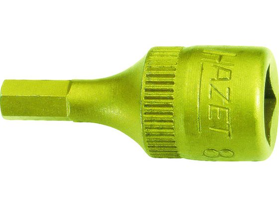 【レビュー投稿で100円OFFクーポン】【お取り寄せ】HAZET ショートヘキサゴンソケット差込角6.35mm・チタンコーティング 8501H-2.5 ソケット...