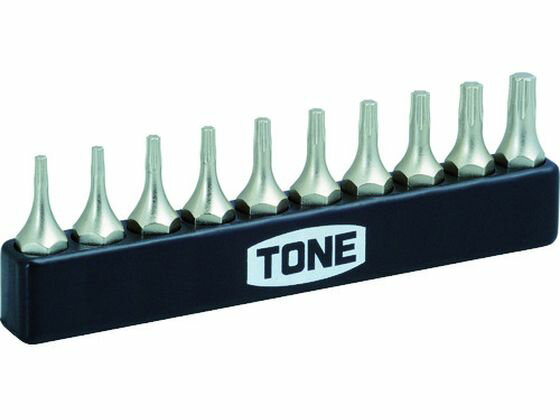 Rakuten - 【レビュー投稿で100円OFFクーポン】【お取り寄せ】TONE トルクスプラスビットセット BTIP10S ドライバー ビット 作業工具 作業用品 工具