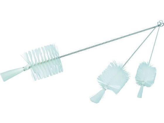 【スーパーSALE限定2,000円クーポン★11日9:59迄ポイント2倍】 【お取り寄せ】TRUSCO 理化学ブラシ 瓶洗い用 ナイロン毛 ステンレス柄1号 TBP-S1N