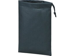 【お取り寄せ】TRUSCO 不織布巾着袋 黒 420×330×100MM 10枚 手提げ袋 不織布 手提袋 ラッピング 包装用品