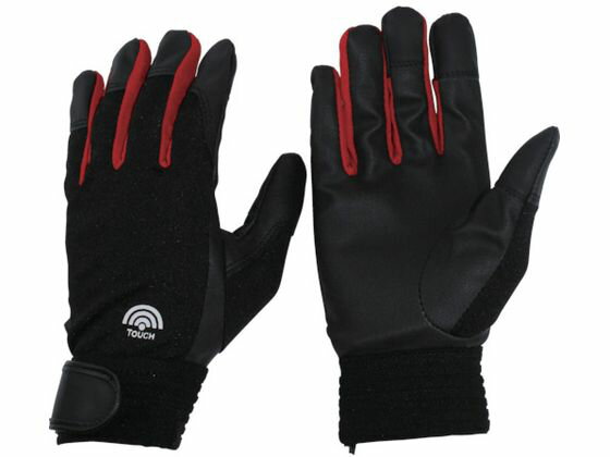 【マラソン限定★ポイント2倍】【お取り寄せ】おたふく スマホ対応 PU合皮手袋 M SH-507-M 合成皮革手袋 革手袋 合皮手袋 PU手袋 作業用手袋