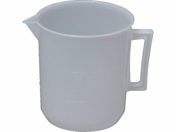 【ブラックフライデー限定★27日9:59迄店内ポイント2倍】【お取り寄せ】瑞穂 ポリ手付ビーカー 3L 0516 ..