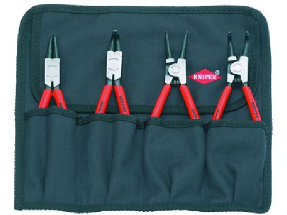 【マラソン限定★ポイント2倍】 【お取り寄せ】KNIPEX 4本組 スナップリングプライヤー 001956 プライヤー ペンチ ニッパ 作業用品 工具