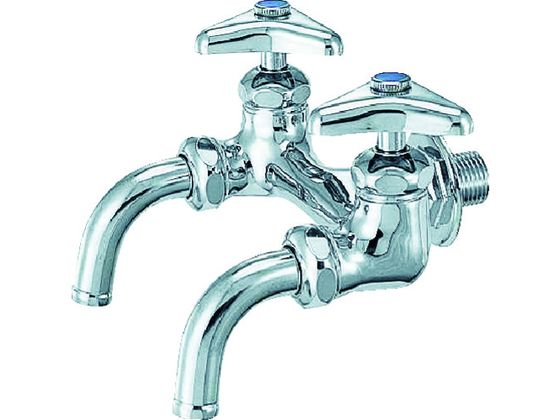 【レビュー投稿で100円OFFクーポン】【お取り寄せ】カクダイ 双口ホーム水栓13 7050 水栓  ...