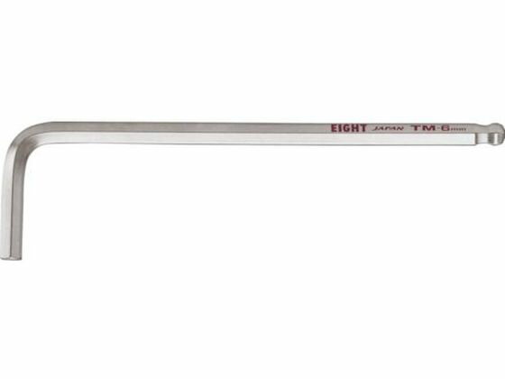 【レビュー投稿で100円OFFクーポン】【お取り寄せ】エイト 六角棒スパナ テーパーヘッド セミロング 単品 TM-6 六角棒レンチ ドライバー 作業用品 工具