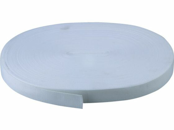 【レビュー投稿で100円OFFクーポン】【お取り寄せ】TRUSCO PPベルト幅30mm×長さ20m 白 PPB-3020 ベルト荷締機 物流 作業