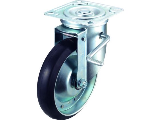 【レビュー投稿で100円OFFクーポン】【お取り寄せ】ワコー エアーキャスター(自在車ストッパー付) 200mm ゴム車 ASHG-200-RBDS キャスター 筐体 機構部材 金物