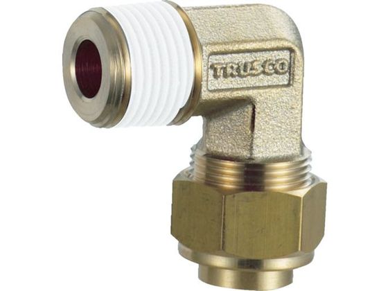 【レビュー投稿で100円OFFクーポン】【お取り寄せ】TRUSCO クイックシール継手 エルボ φ8 呼びR1／8 TSA-8-01L 継手 アダプター 配管材
