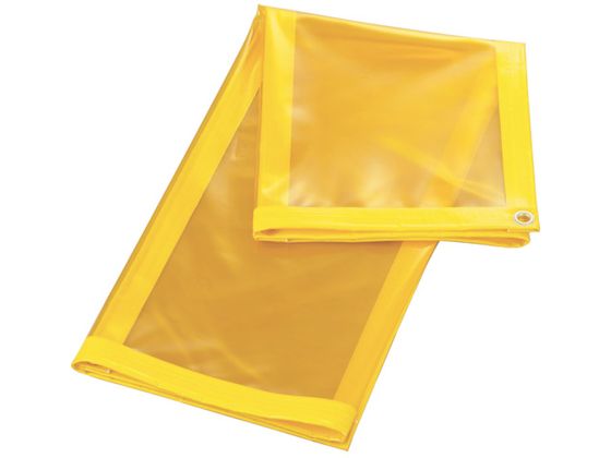 【レビュー投稿で100円OFFクーポン】【お取り寄せ】TRUSCO 溶接遮光シートのみ 0.35T×W1970×H1470 黄 溶接 潤滑 接着 補修