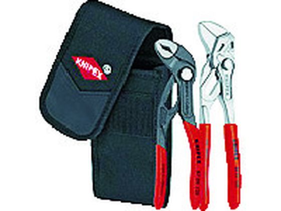 【マラソン限定★ポイント2倍】 【お取り寄せ】KNIPEX 002072V01 ミニコブラ プライヤーレンチセット 002072V01 スパナ プーラー レンチ 作業用品 工具