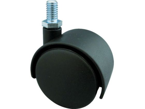 【レビュー投稿で100円OFFクーポン】【お取り寄せ】TRUSCO ねじ込み双輪キャスター ナイロン車輪 自在 Φ50 M10 TDG-50-M10 キャスター 筐体 機構部材 金物