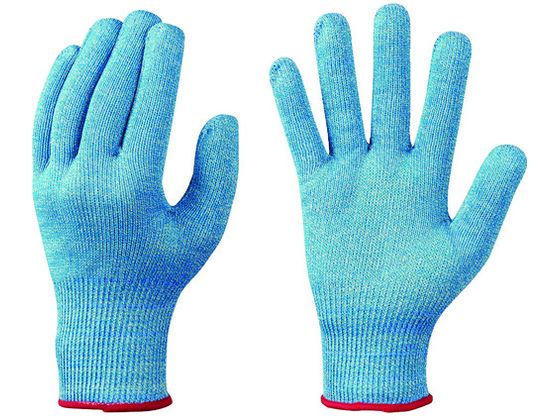 【レビュー投稿で100円OFFクーポン】【お取り寄せ】耐切創手袋 No521Plus ケミスターワイヤーフィットPlus ブルー XL アラミド 耐切創手袋 作業用手袋
