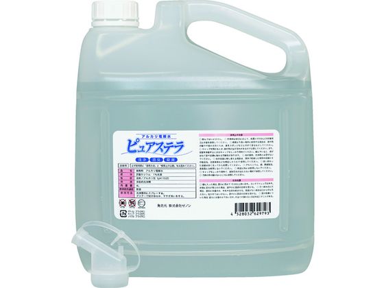 【レビュー投稿で100円OFFクーポン】【お取り寄せ】ZENON ピュアステラpH12.7 4L PURESTELLAPH12.7-4L 除菌 漂白剤 キッチン 厨房用洗剤 洗剤 清掃