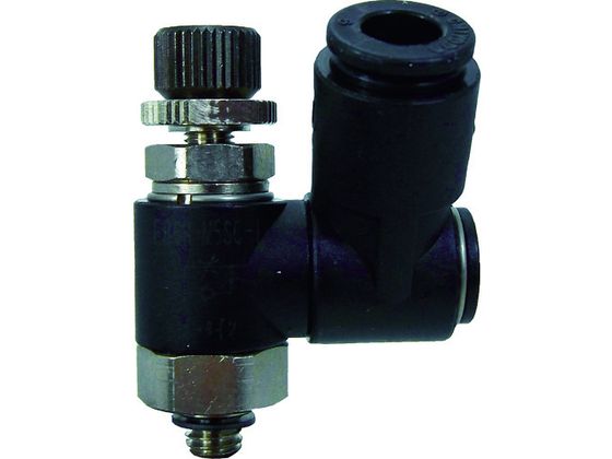 【レビュー投稿で100円OFFクーポン】【お取り寄せ】チヨダ ファイブスピードコントローラβメーターイン6mm・M5×0.8 FB6R-M5SC-I スピードコントローラ コンプレッサー 空圧機器 ホース 生産加工用品 作業用品 工具