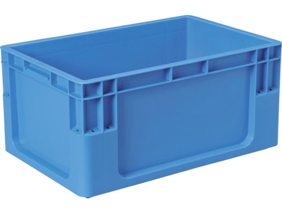 【レビュー投稿で100円OFFクーポン】【お取り寄せ】DIC C型コンテナ C-1 ボックス型 W589×D389×H280 青 C-1 ボックスコンテナ 保管 作業
