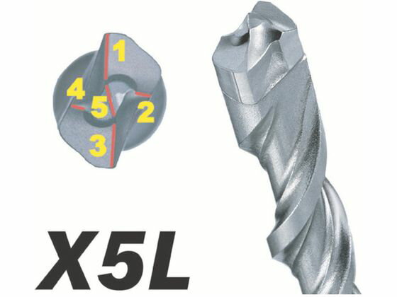 【レビュー投稿で100円OFFクーポン】【お取り寄せ】ボッシュ SDSプラスビットX5L 14.0×165 X5L140165 ..