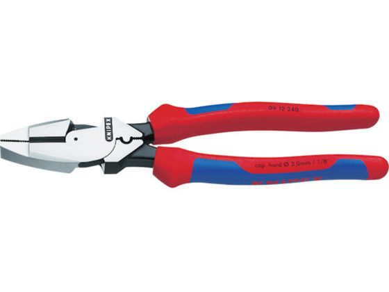 【マラソン限定★ポイント2倍】【お取り寄せ】KNIPEX 0912-240 架線工事用強力ペンチ 0912-240 ペンチ ニッパ プライヤー 作業用品 工具
