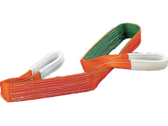 【お取り寄せ】TRUSCO ベルトスリング JIS3等級 両端アイ形 100mm×6.0m ワイヤー スリング 吊具 バランサー 物流 作業