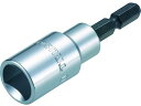 【マラソン限定★2000円クーポン&ポイント2倍】【お取り寄せ】TRUSCO 電動ドライバーソケット アイビー用 10mm TEIB-10 ソケットビット ドラ...