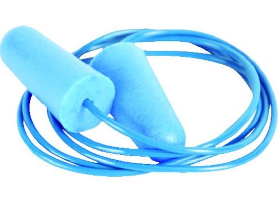 【レビュー投稿で100円OFFクーポン】【お取り寄せ】TRUSCO 耳栓 金属球入り コード付 TEK-31H 耳栓 イヤープラグ イヤーマフ 安全保護具 作業