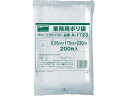 【レビュー投稿で100円OFFクーポン】【お取り寄せ】TRUSCO 小型ポリ袋 縦230×横170×t0.05 200枚入 透明 透明タイプ ゴミ袋 ゴミ箱 清掃