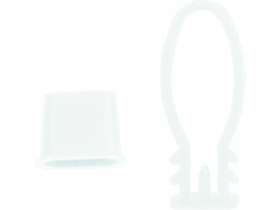 【レビュー投稿で100円OFFクーポン】【お取り寄せ】TRUSCO みかんネット用留め具 白 100個入 BET-W-100..