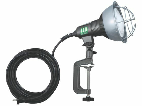 【レビュー投稿で100円OFFクーポン】【お取り寄せ】ハタヤ LED作業灯 20W電球色広角タイプ 電線0.3m RG..