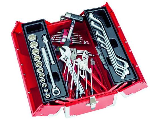 【楽天スーパーSALE限定★ポイント2倍＆2,000円クーポン】送料無料 【お取り寄せ】TONE ツールセット 差込角12.7mm 46点セット TSS460 工具セット 作業工具 作業用品 工具