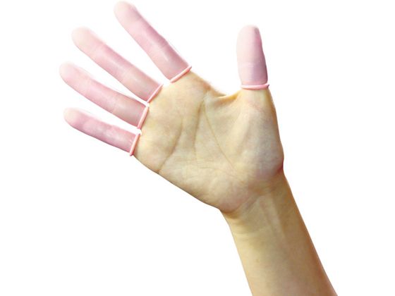 【マラソン限定★ポイント2倍】【お取り寄せ】ブラストン 制電指サック(ピンク) L (500個入) BSC-ASFCP-L 指サック 作業用 作業用靴下 靴カバー エプロン 作業用手袋