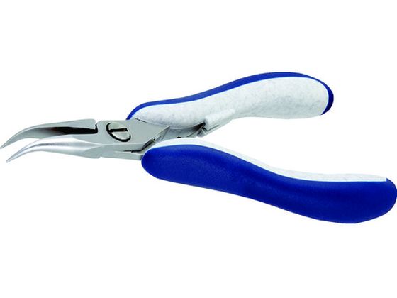 【マラソン限定★ポイント2倍】 【お取り寄せ】idealtek ESD精密プライヤー 曲爪 140mm ES6023B-CR-BG-IT ノーズプライヤー ペンチ ニッパ プライヤー 作業用品 工具