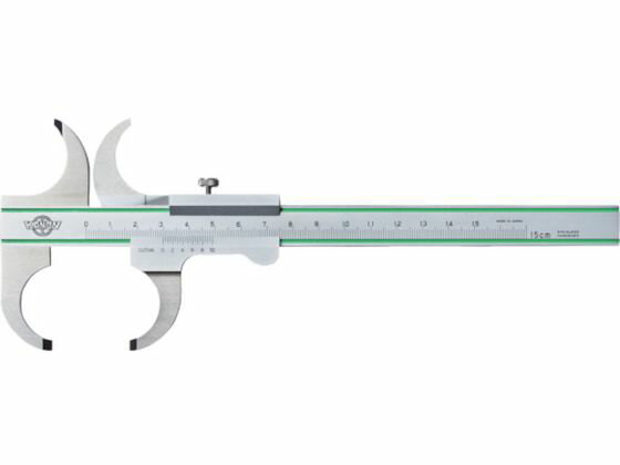 【レビュー投稿で100円OFFクーポン】【お取り寄せ】カノン 両丸口ノギス150mm RA15 ノギス 計測 作業