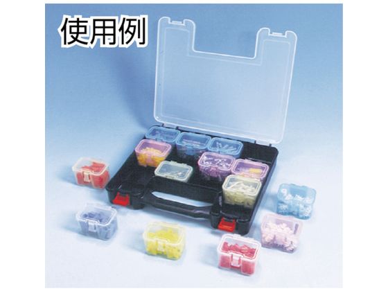 【レビュー投稿で100円OFFクーポン】【お取り寄せ】デンサン スケルトンミニ小箱青 SP-18B ツールボックス ツールバック 保管 作業