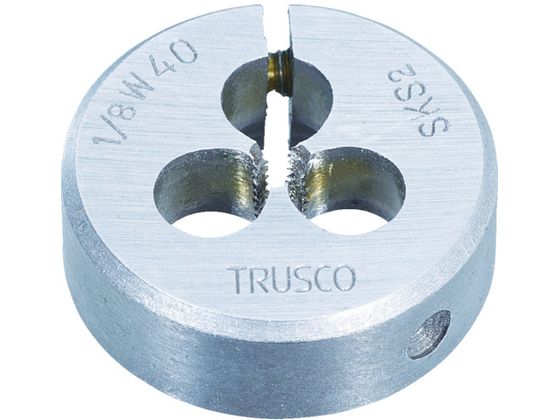 【お取り寄せ】TRUSCO 丸ダイス SKS ウィット 38径 5/8W11 T38D-5 8W11TRUSCO 丸ダイス SKS ウィット 38径 5/8W11 T38D-5 8W11 ねじ切り工具 タップ ダイス 切削工具 作業